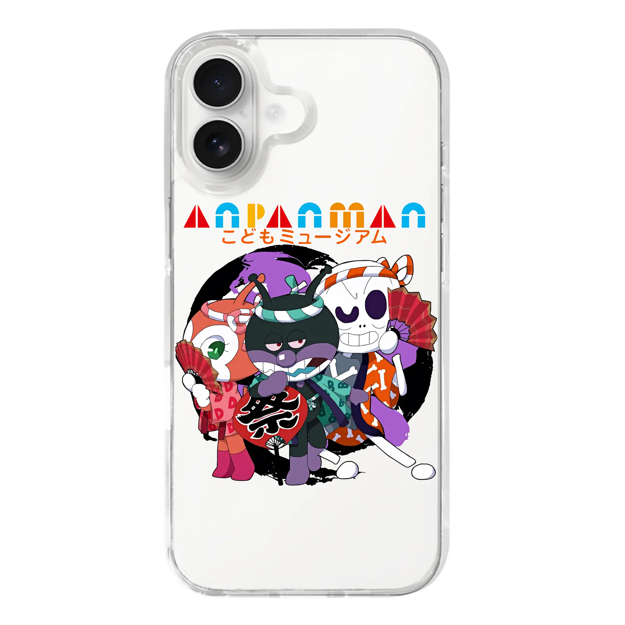 アンパンマン グッズ,ばいきんまん - iPhone 17シリーズ 透明スマホケース – 薄型・耐衝撃・精密フィット保護カバー